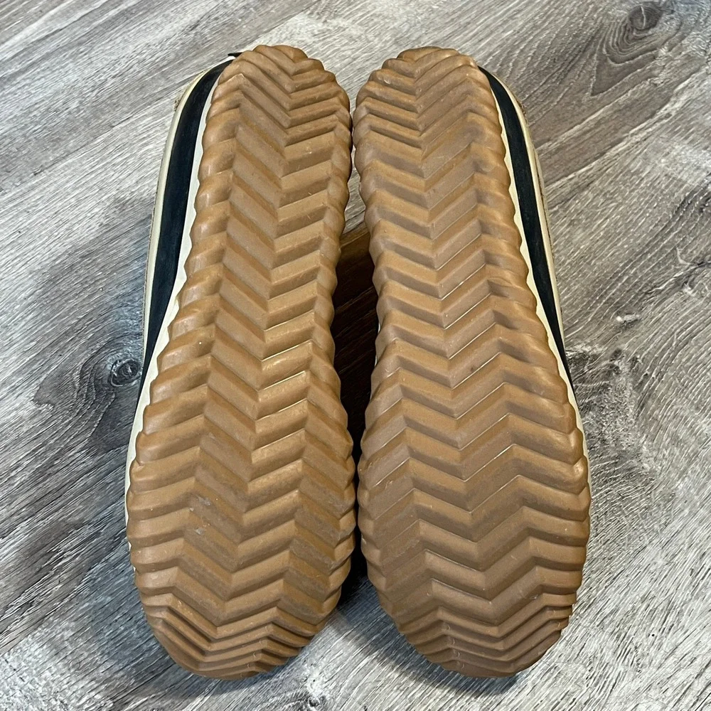 Sorel Out N About Women 7.5 Tan Black Waterproof Rain Duck Boots NL2133-286